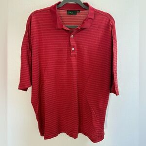Bobby Jones Red Stripe Polo Golf Shirt XXL